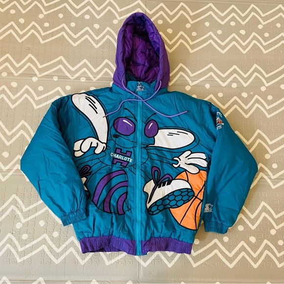 Other - Vintage Retro starter big shot logo Charlotte hornets j Cole nba basketball
